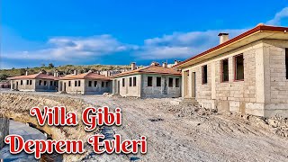 İŞTE VİLLALARI ARATMAYAN DEPREM KÖY EVLERİ  / 10 Üzerinden 9 Verdik !!!