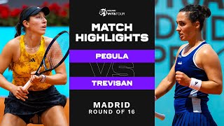 Jessica Pegula vs. Martina Trevisan | 2023 Madrid Round of 16 | WTA Match Highlights