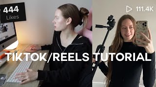 VLOG: how i create aesthetic mini vlogs for tiktok/ instagram reels *very detailed tutorial*
