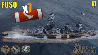 Fuso 7 Kills \u0026 202k Damage | World of Warships Gameplay