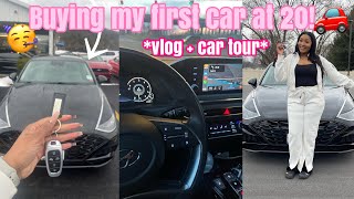 Vlog: BUYING MY FIRST CAR AT 20! I 2020 Hyundai Sonata I Biyanii