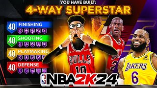 *NEW* BEST GUARD BUILD IS THE BEST BUILD IN NBA 2K24! GAMEBREAKING BEST BUILD IN NBA 2K24!