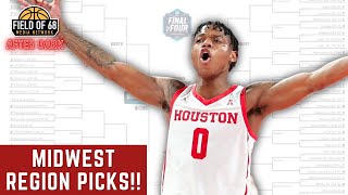 Picking EVERY game in the Midwest Region!! | 2023 NCAA Tournament Bracket Breakdown