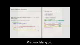 Parser combinators using Morfa