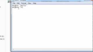 vbs tutorial part 1