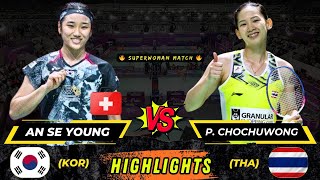 Wow‼️ Throwback 🔴 An Se Young (KOR) vs Pornpawee Chochuwong (THA) Women's singles badminton