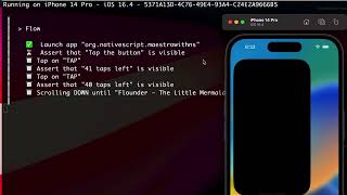 Using Maestro with NativeScript