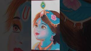 Little Krishna colour full drawing | #art #drawing #latest #trending #short #viral #drawing #sketch