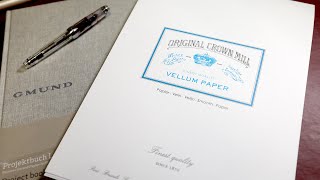 Original Crown Mill Vellum paper finest quality - full review