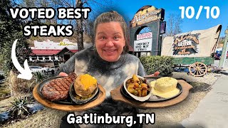 IS ALAMO STEAKHOUSE THE BEST IN GATLINBURG? FOOD REVIEW TRYING OAK FIRED STEAK AT ALAMO STEAKHOUSE