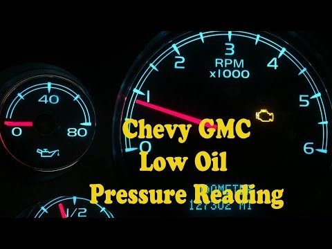 Chevy GMC No Oil Pressure Gauge Reading Chevy GMC No Oil Pressure Gauge Reading