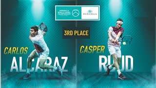 Carlos Alcaraz vs Casper Ruud  | 2022 Mubadala World Tennis Championship 3rd Place