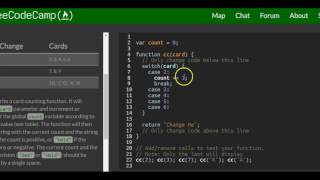 Counting Cards, freeCodeCamp Basic Javascript