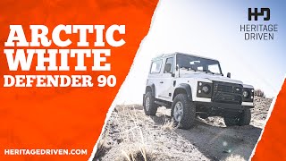 HD Arctic White Defender 90 Walk Around