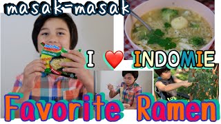 Si Niko anak blasteran suka masak, tapi masak INDOMIE aja