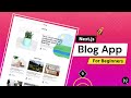 Next.js Blog Application with Tailwind CSS - For Beginners [#9] - Most Popular