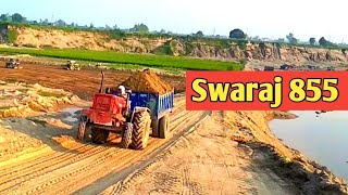 Swaraj 855 Tractor |  swaraj 855 Tractor Tochan new video |  swaraj 855 heavy load tractor