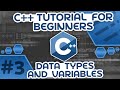 Learn C++ With Me #3 - Data Types and Variables