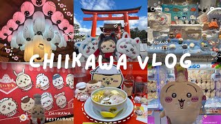 【Chiikawa Vlog】🇯🇵Japan｜Mogumogu Honpo, Chiikawa Restaurant, Chiikawa Ramen Buta \u0026 Nagano Market🦊🍡