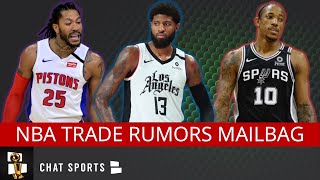 NBA Trade Rumors Mailbag: Paul George to Mavericks? Derrick Rose to Lakers? DeMar Derozan to Hawks?