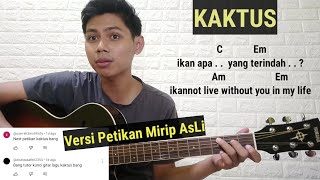 (Chord) Kaktus - Suara Kayu | Petikan Mirip Asli