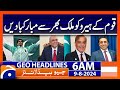 Congratulations to Arshad Nadeem from all over the country | Geo News 6 AM Headlines | 9th Aug 2024