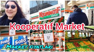 Mini Vlog ●Tarım Kredi Kooperatif Market'e gittik● Fiyatları İnceledik