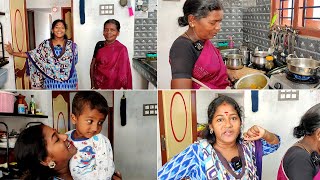 மாமியார் செஞ்ச தப்ப முகத்துக்கு நேரா சொல்லிட்டேன் / A day in our life / Sunday special vlog / Diml