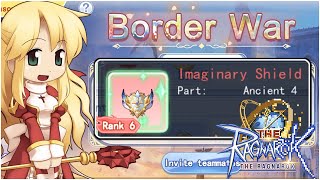 HOW TO + TIPS! BORDER WAR - THE RAGNAROK! NEW ANCIENT GEAR IMAGINARY SHIELD! INSANE CRITICAL HIT!