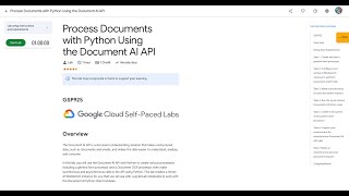 Qwiklabs | Process Documents with Python Using the Document AI API [GSP925]