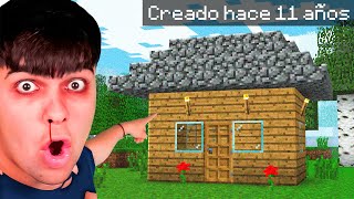 Encontré Mi Mundo Antiguo de Minecraft de Hace 11 Años