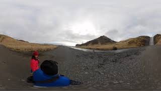 Leaving Skogafoss Waterfall - Iceland