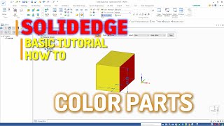 Solid Edge How To Color Parts