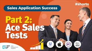 Common Sales Aptitude Tests and Assessment Exercises | Sales Application Success Part 2 #shorts