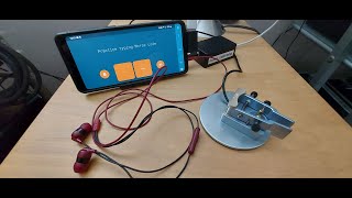 How to connect a Morse code key or a paddle to your cell phone. (Morse Mania)