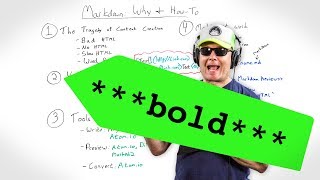 Writing with Markdown for Better Content \u0026 HTML: Why \u0026 How To - Whiteboard Friday