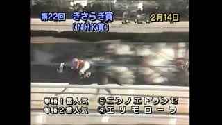 第２２回　ＮＨＫ賞　きさらぎ賞　ワカテンザン　 牡３　55　小谷内秀夫　1982.2.14　　出走馬：ニシノエトランゼ、エリモローラ、メイショウキング、マサヒコボーイ、スナークアロー他