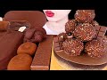 ASMR MUKBANG｜CHOCOLATE ICE CREAM CAKE, MAGNUM, PAVE CHOCOLATE MOCHI 초콜릿 아이스크림 케이크, 생초코 찰떡 EATING 먹방