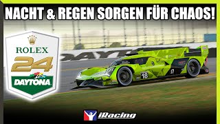 Regen \u0026 Nacht sorgen für Chaos | iRacing 24h Daytona 2025 #2