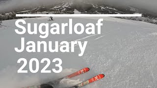 Skiing Sugarloaf January 19, 2023