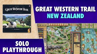 Great Western Trail: New Zealand - Solo Playthrough