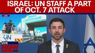 Israel Hamas war: Israeli gov. details UNRWA staff aid in Oct. 7 attack | LiveNOW from FOX