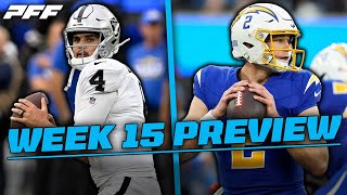 Chargers vs. Raiders Week 15 Game Preview | PFF
