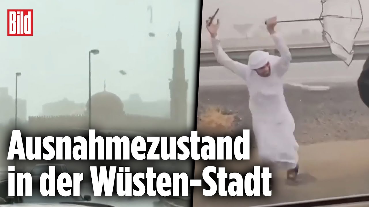 Sturm-Chaos In Der Wüste: Unwetter Wütet über Dubai - YouTube