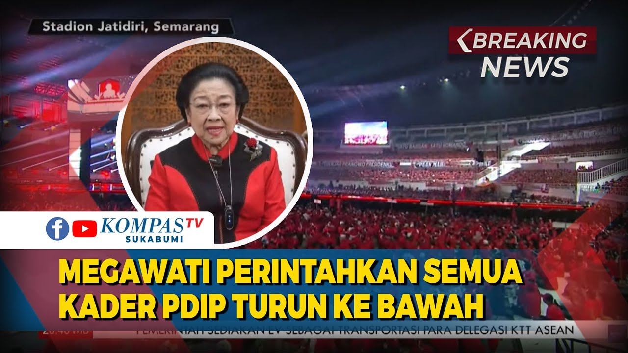 Megawati: Semua Kader PDIP Turun Ke Bawah Tertawa Dan Menangis Bersama ...