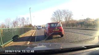 AV12 YKS - Elk Mill Roundabout Nov 2016