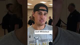 Zach Whitecloud brings Stanley Cup home #nhl #hockey #shorts #mb #indigenous #canada #hockey