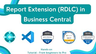 report extension in business central | rdlc report business central | business central trending