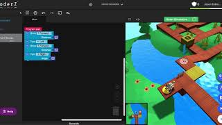 How to set turning angles in CoderZ Adventure