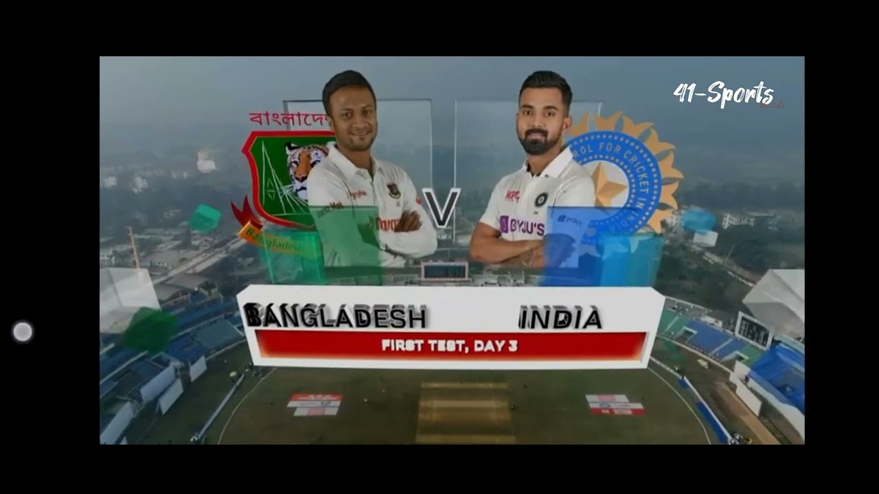 India Vs Bangladesh Test Match - Highlights 2022 - Virat Kohli Century ...